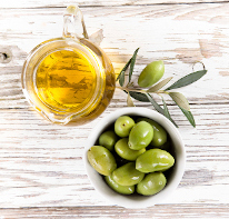 Alimentos con omega 3: aceite de oliva y girasol