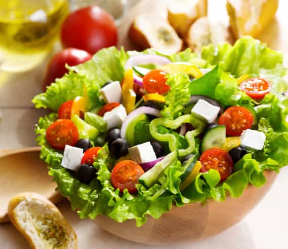 Alimentos con omega 3: ensalada