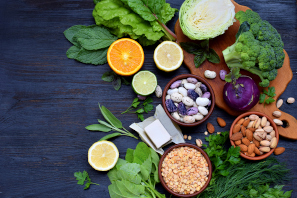 Alimentos ricos en ácido fólico y embarazo: verduras de hoja verde