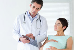 embarazada médico