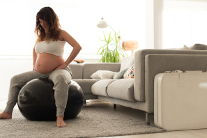 Parto: cómo usar la pelota de Pilates