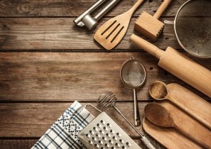 Cocina limpia para una buena preparación de alimentos