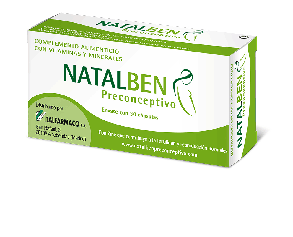 Natalben Preconceptivo - Prepara tu embarazo