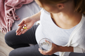 Embarazada con déficit de ácido fólico y suplementos vitamínicos