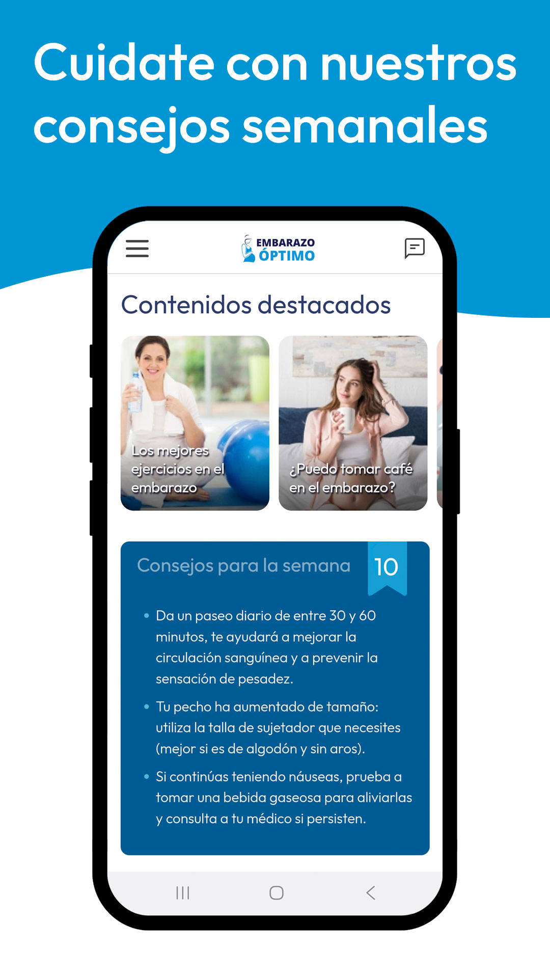 App Embarazo óptimo