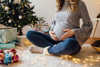 Embarazada: evita los brindis en Navidad