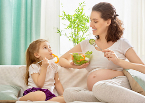 Alimentos para la gestante con calor extremo